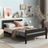 Full Bed with Headboard and Footboard,Espresso