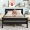 Full Bed with Headboard and Footboard,Espresso